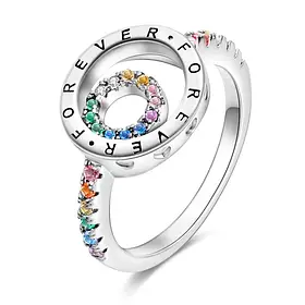 Срібна каблучка в стилі Pandora з 925 проба Forever кільце Пандора