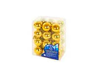 Набір кульок 4см 24шт/наб 8101-4 золото ТМ STENSON