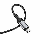 Кабель BOROFONE BU30 Lynk smart power-off charging data cable for Micro Black, фото 3