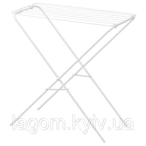 Сушилка для одежды IKEA напольная металлическая белая сушка для вещей ...