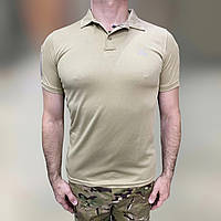 Поло тактическое Vogel, цвет Койот, размер M, с липучками для шевронов на рукавах, футболка тактическая