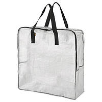 Большая прочная сумка-чехол для хранения вещей IKEA DIMPA 65x22x65 см органайзер для одежды ИКЕА ДІМПА