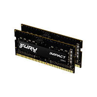 Модуль памяти для ноутбука SoDIMM DDR4 16GB (2x8GB) 3200 MHz Fury Impact Kingston Fury (ex.HyperX) pl