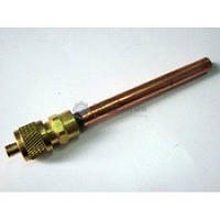 Клапан шредера (Ніпель) 1/4" з трубкою L=100 мм, Італія, 481281719208