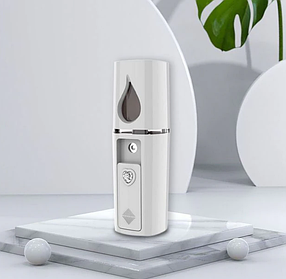 Мінірозпилювач USB зволожувач для обличчя білий небулайзер