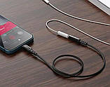 Кабель-перехiдник ACEFAST C1-05 Lightning to 3.5mm aluminum alloy headphones adapter cable Gray, фото 4