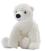 Игрушка белый медвежёнок IKEA SNUTTIG 29 см детская плюшевая мягкая Умка ИКЕА