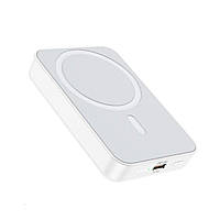 Зовнішній акумулятор BOROFONE BJ25 Plus Reach PD20W magnetic wireless fast charging power bank(10000mAh) White