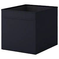 Бархатная коробка IKEA DRÖNA DRONA 33x38x33 см чёрный органайзер для хранения вещей ИКЕА ДРЕНА ДРОНА