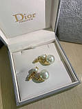 Діор сережки  перли / Dior, фото 4