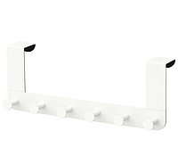 Крепкая надверная металлическая вешалка IKEA ENUDDEN белый держатель дверной крючок на дверь ИКЕА ЕНУДДЕН