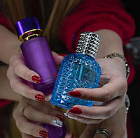 Стеклянный флакон-распылитель для парфюма Andromeda 50 мл спрей атомайзер для духов фиолетовый