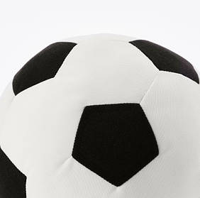 Футбольний м'яч 20 см IKEA SPARKA м'яка дитяча іграшка чорно-білий плюшевий м'ячик для дітей ІКЕА СПАРКА