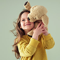 Игрушка мягкая собачка золотистый ретривер 40 см IKEA GOSIG GOLDEN детская собака ИКЕА ГОСІГ ГОЛЬДЕН