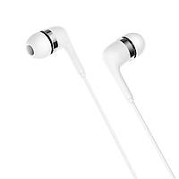 Навушники BOROFONE BM39 Refined chant universal earphones with mic White