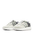 Кросівки Adidas Retropy E5 Grey Beige Green / Адідас Ретропі Е5 Сірі з Бежевим та Зеленим, фото 5