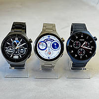 Умные smart-часы 2024 GS WHATCH 4 Pro 45 мм. круглые с дополнительным ремешком