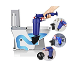 Пневматичний вантуз для унітазу туалету раковини сантехнічний пневмовантуз PIPE DREDGER, фото 6