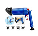 Пневматичний вантуз для унітазу туалету раковини сантехнічний пневмовантуз PIPE DREDGER, фото 7