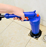 Пневматичний вантуз для унітазу туалету раковини сантехнічний пневмовантуз PIPE DREDGER, фото 8