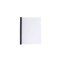 Папка-скоросшиватель Economix А4 с планкой-зажимом 15 мм (2-95 листов), черная (E31211-01) pl