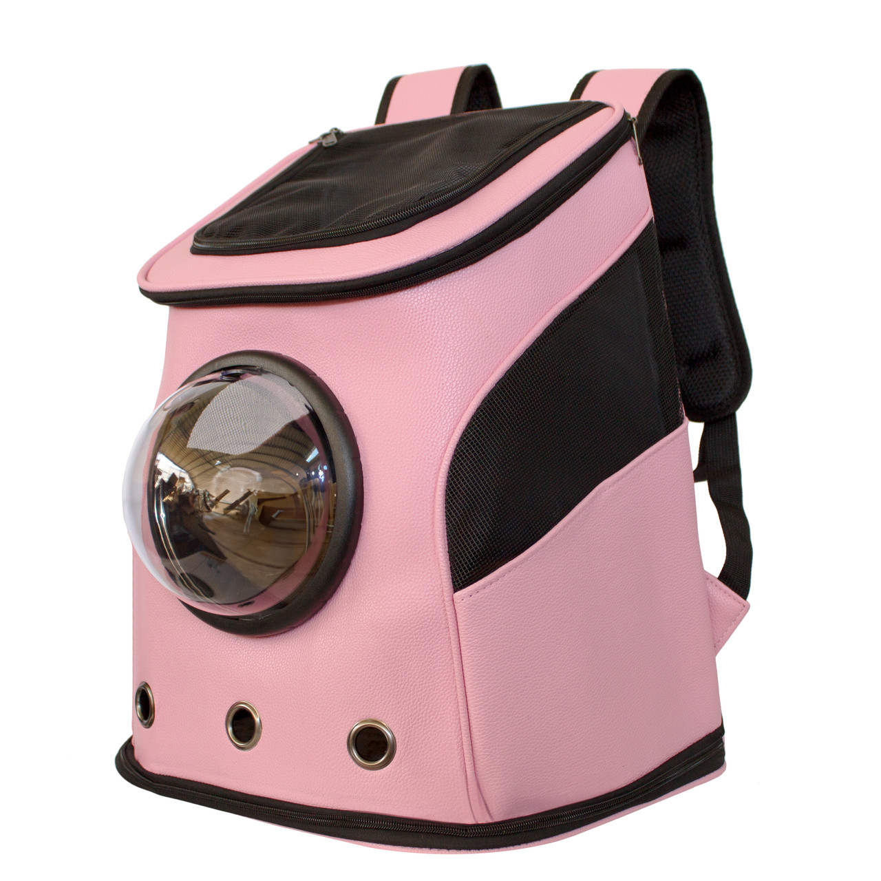 Рюкзак для перенесення тварин з ілюмінатором CosmoPet CP-03 для котів та собак Pink