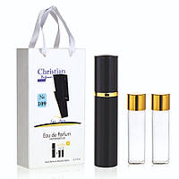 Набір парфумерії для чоловіків 3x12 ml Christian K-155m № 109 за мотивами "Bad boy" CAROLINA HERRERA