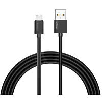 Дата кабель USB 2.0 AM to Micro 5P 2.0m Nets T-M801 Black T-Phox (T-M801(2) black) pl