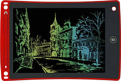 Кольоровий графічний планшет LCD-планшет для малювання Writing Tablet 12 дюймів Red (21723) GR, код: 1895640