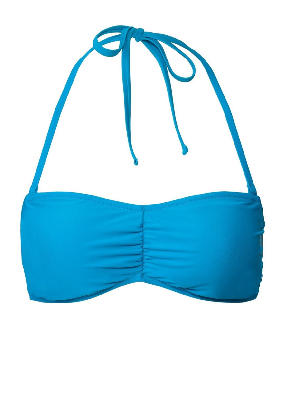 Купальний ліф жіночий балконет блакитний