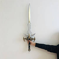 Игрушечный меч короля Артаса 1:1 RESTEQ 100 см. Косплей World of Warcraft, Ледяная Скорбь или Фростморн SM_RES