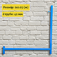 Леса строительные рамные, стойка ограждения для рамных лесов