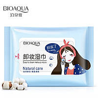 Влажные салфетки для снятия макияжа Bioaqua, 25 шт