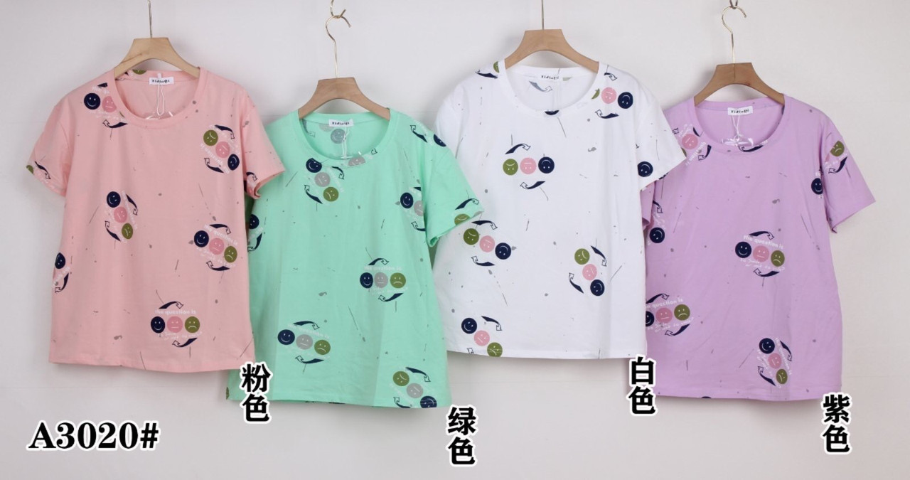 Жіноча футболка бавовна розмір 50 Мікс (від 5 шт.)