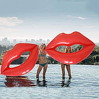 Надувные губы 180см. Красные для пляжа и бассейна SM_RES
