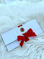 Подарочный конверт для денег Красный