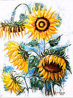 Картина "Солнечные цветы"