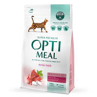 Сухой корм для кошек Optimeal со вкусом телятины 700 г (4820215364683) pl