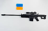Іграшкова дитяча гвинтівка M82 A829 на орбізах гель бластер стріляє водяними кульками на акумуляторі