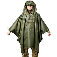 Пончо тактичне військове Ranger RA-8917 210х140 см оливковий 4825380