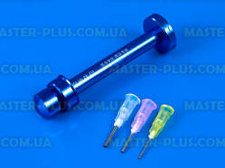 Штовхач алюмінієвий для шприца з флюсом + насадка, 12.235.0007