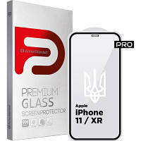 Стекло защитное Armorstandart Pro 3D LE Apple iPhone 11 / XR Black (ARM65653) pl