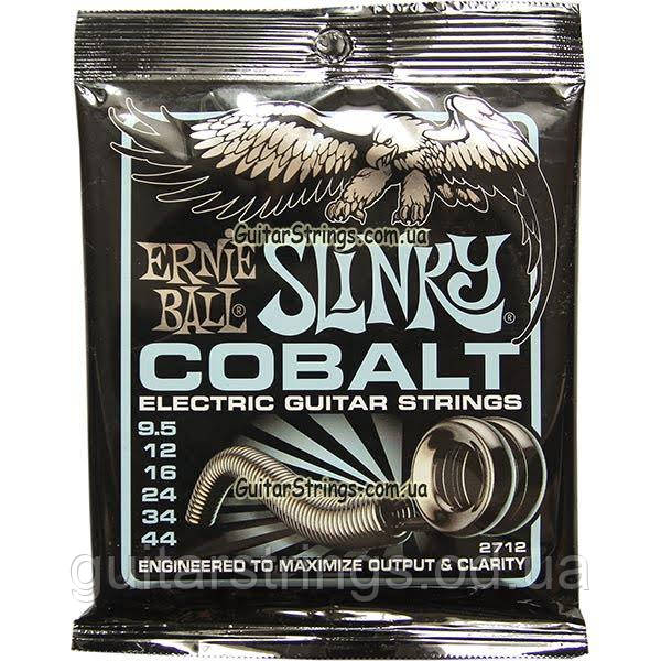 Струны Ernie Ball 2712 Cobalt Slinky 9.5-44
