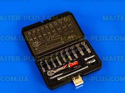 Набір торцевих головок Yato YT-14451, 23 шт, 1/4" 4-13 мм, CrV сталь