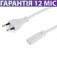 Кабель питания PS4 / PS5, Cablexpert C7, белый, 1.8 м