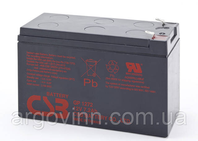 Акумуляторна батарея CSB GP12170B1, 12V 17Ah (181х77х167мм) Q4