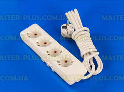 Сетевий фільтр-удлинитель Viko Multi-Let на 4 розетки 3м з заземленням