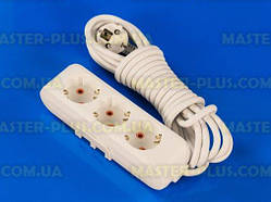 Мережевий фільтр-удлинитель Viko Multi-Let на 3 розетки 5м із заземленням