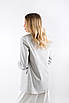 Піджак жіночий класичний прямий світло-сірий 240323 (2000000129600), фото 6