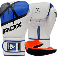 Боксерские перчатки rdx f7 ego blue 16 унций (капа в комплекте)
